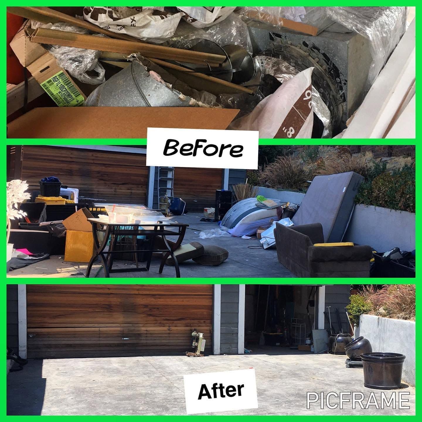 Garage junk removal